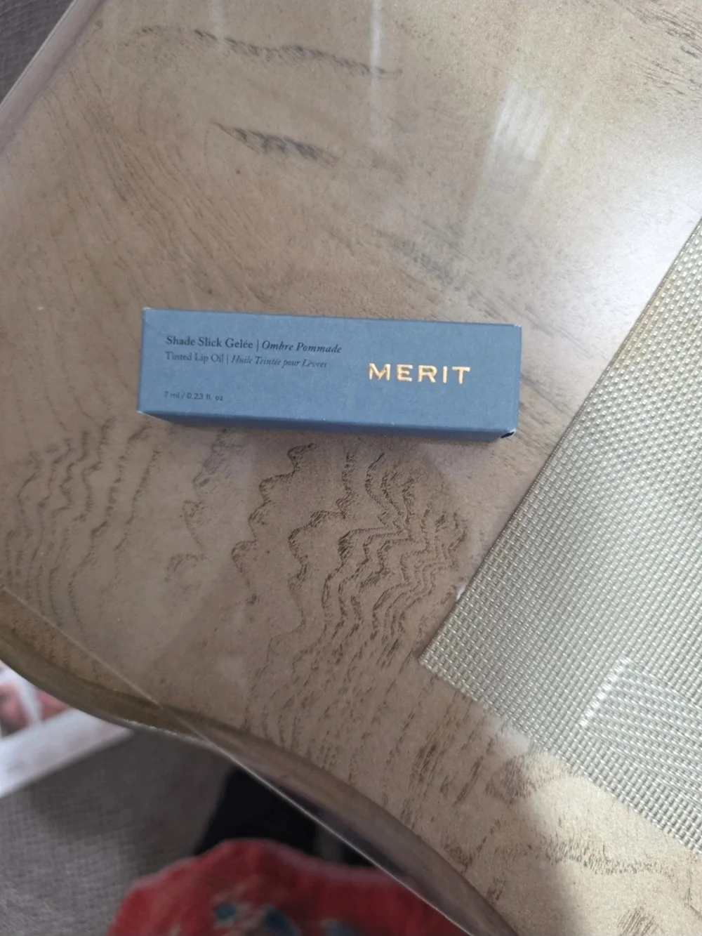 Merit Shade Slick Gelée Tinted Lip Oil — Vibrant Red